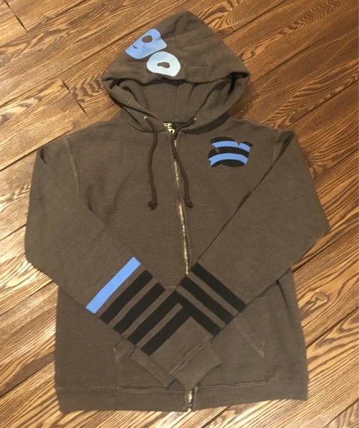 極美！ ほぼ未使用 レア FREECITY striped dove パーカー B