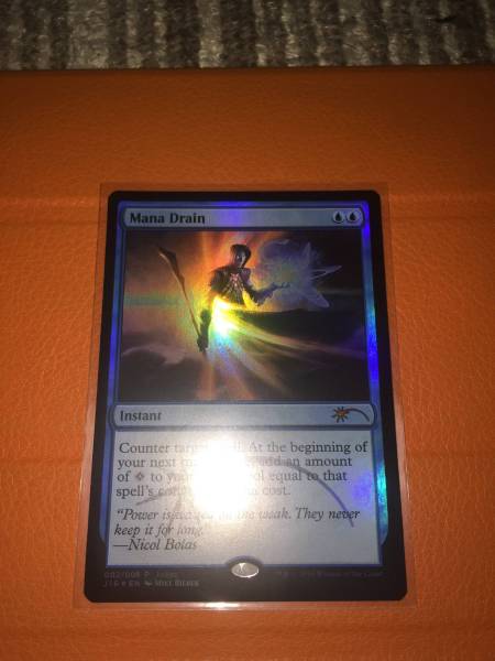MTG Mana Drain ジャッジ褒賞 プロモマナ吸収 ジャッジ褒章 foil Foil