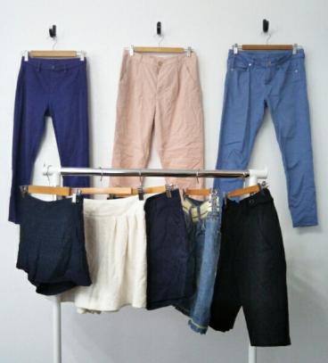 厳選！！レディース パンツ ロング ショート　　35点 福袋 まとめ売り 美品多数 新品あり SOMETHING/YEVS/FLORENT等 古着卸