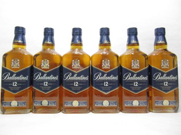 Ballantine's 12年 スコッチウイスキー 6本セット販売 バランタイン 12年 Ballantine's 700ml スコッチ 6本セット ご覧