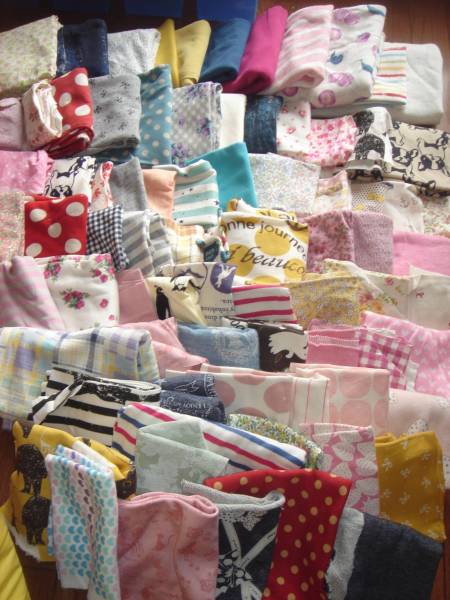 ニット生地　小さなハギレ約５ｋｇセット♪　slowboat bichette mochamocha ねこの隠れ家など