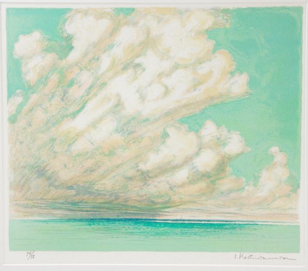 直筆サイン 真作保証池田満寿夫 1968年 額装品 版画 カラーエッチング