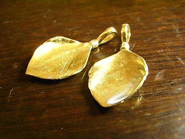 ゴローズ goro's　自身購入 本物 正規品 18ｋ 全金無垢 ハート 左右 今市