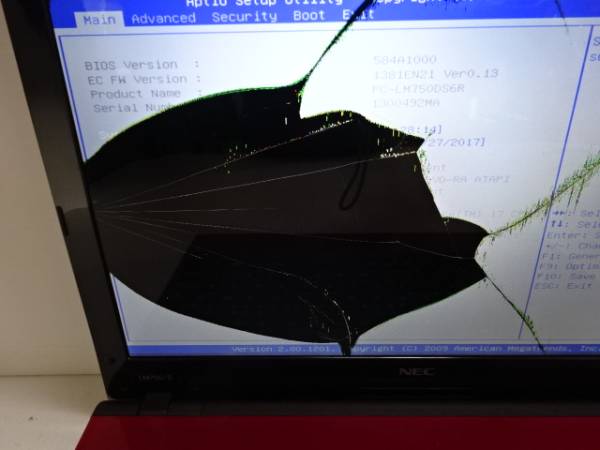 絶賛受付中Core NEC Lavie LM750/DS6R Core i7 660UM/2GB/HDD欠 管理P-