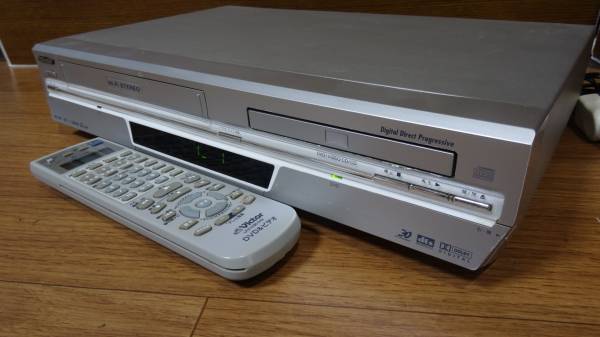 ◇Victor HR-DV4 DVD一体型VHSレコーダー ビデオデッキ◇ JVC HR-DV4