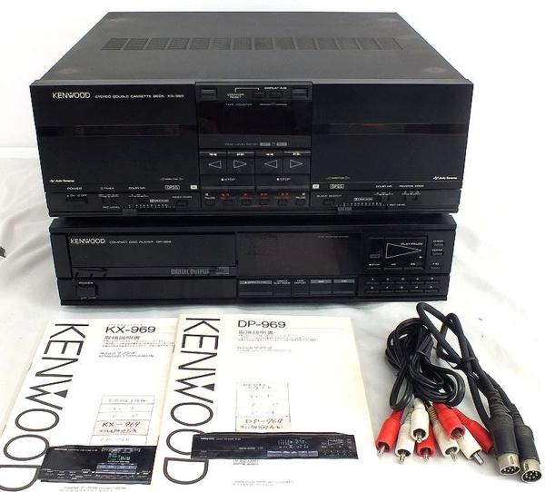 KENWOOD KX-969 DP-969 カセットデッキ CDプレーヤ ジャンク品