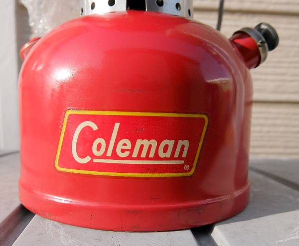 コールマン 1955年7月製ヴィンテージ赤 ランタン MODEL200A難あり