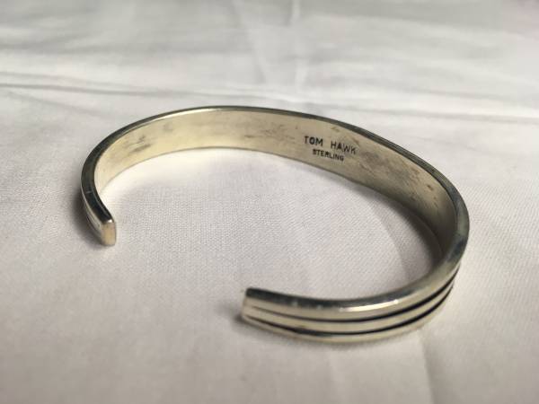 F*N様 トムホーク バングル シルバー925 ナバホ インディアンジュエリー インディアンジュエリー ナバホ族 Tom Hawk バングル シルバー 925