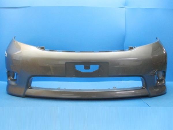 即決 アイシス ANM10 後期 純正 フロント バンパー ゴールド系 52119-44440 (m004728)