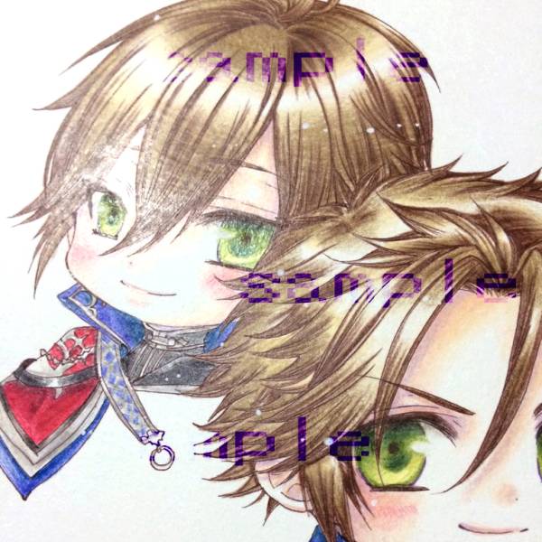 同人手描きイラスト 夢王国と眠れる100人の王子様 夢100 プリトヴェン カリバーン 剣盾 兄弟 色鉛筆 手描きイラスト 売買されたオークション情報 Yahooの商品情報をアーカイブ公開 オークファン Aucfan Com