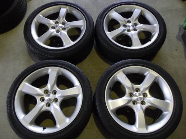 11622 レガシィ BP5 BL5 純正 アルミホイール R17 タイヤ 中古