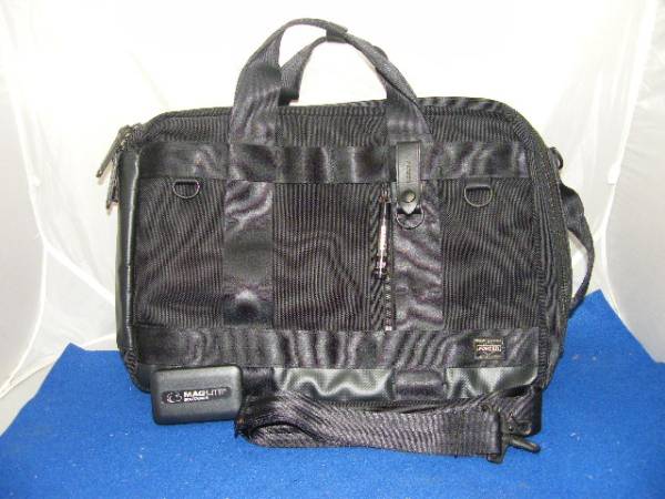 美品★ポーター★人気★ヒート★３WAYブリーフ★黒★品番　703-06980 ★定価30，780円★マグライト★正規品