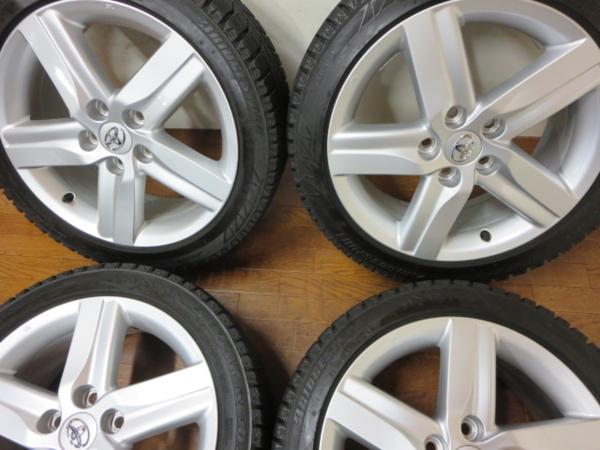 6.5j トヨタ ブレイド純正 17in7J+50 5穴114.3 REVO2 225/45R17 車用