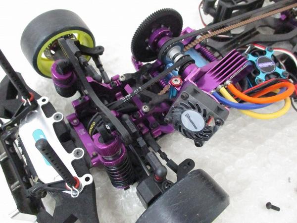 hpi HB TC-D シャーシ ドリフト ブラシレス モーター/アンプ メカ無