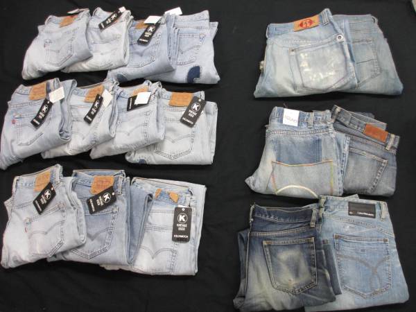 【大処分】ジーンズ デニム パンツ まとめ売り フリマ フリーマーケット メンズ 大量