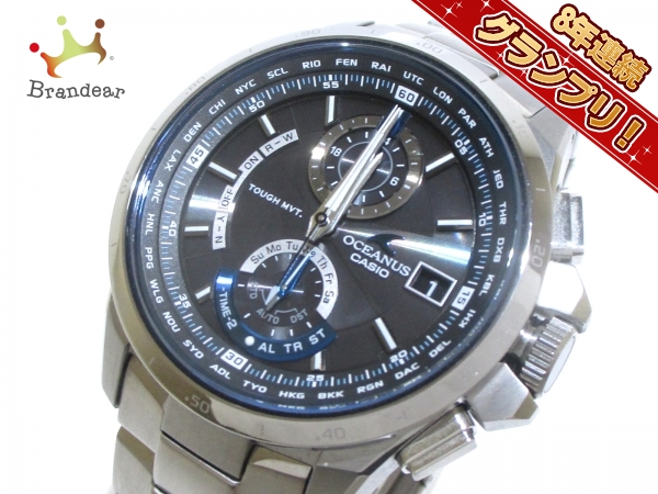 CASIO(カシオ) 腕時計 オシアナス OCW-T1000 メンズ 黒 OCEANUS