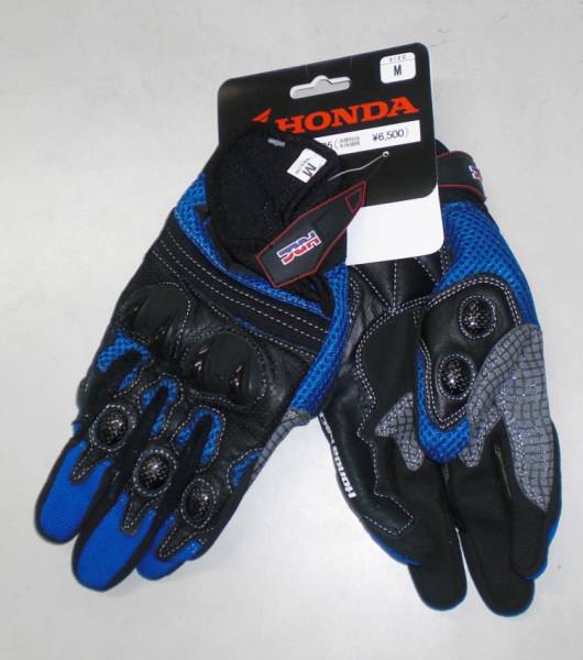 現品限り HONDA HRC NEW レーシングメッシュグローブ 0SYES-P65