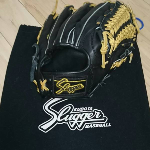 クボタスラッガー KSN -L7Sスラッガー軟式内野用 ブラック×タン 即戦力