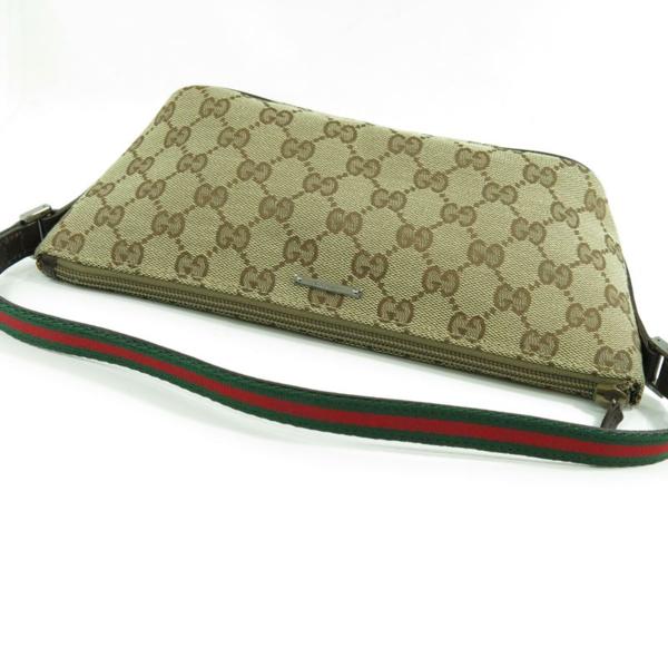 GUCCI 買蔵/1円～/美品 グッチ ハンドバッグ ベージュGGキャンバス7198