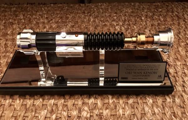 ライトセーバー スターウォーズ オビワン マスターレプリカ LE 箱付き