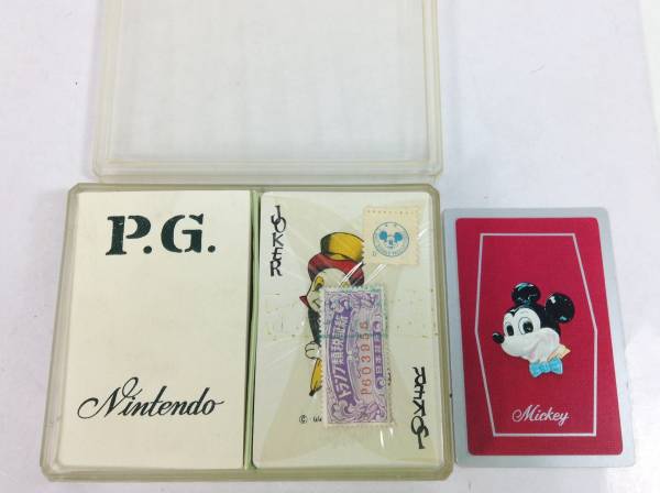 任天堂 ディズニー ミッキーマウス トランプ カードゲーム 1960年前後 当時もの 品 レトロ ビンテージ 珍品 ビンテージ 売買されたオークション情報 Yahooの商品情報をアーカイブ公開 オークファン Aucfan Com