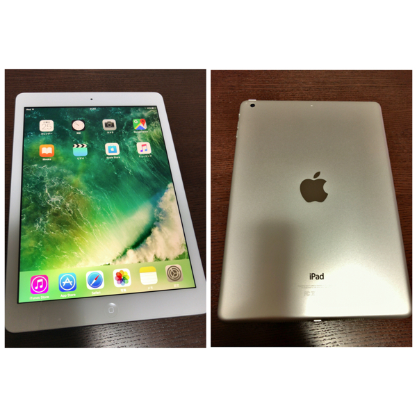 Apple iPad シルバー 本体 スマートカバー付き ipadクリアケース付き