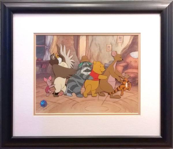 【激レア】Disney ディズニー　セル画　クマのプーさん　限定　入手困難 ディズニー セル画 Disney 原画 限定 レア くまのプーさん 入手 クマの