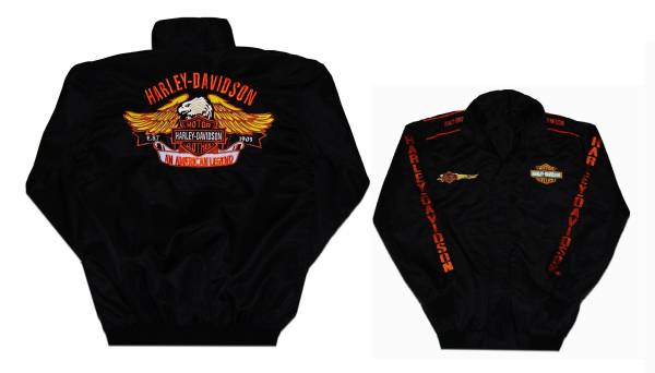HARLEY-DAVIDSON　ハーレーダビッドソン　ジャケット　中綿なし　黒　XLサイズ
