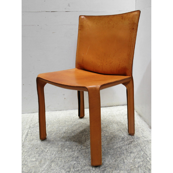 カッシーナ 椅子 革 美品 カッシーナ cab413 アームチェア 本革 