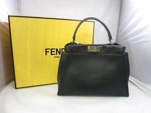 Fendi ブラック ハンドバッグ ★最終値下けしました フェンディ ハンドバッグ 黒のYahoo!オークション(旧ヤフオク