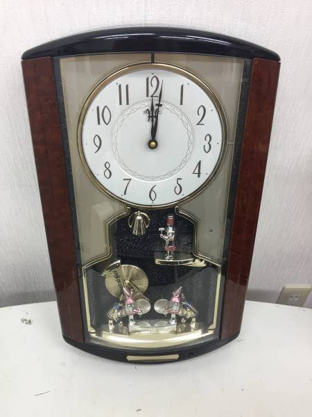 SEIKO セイコー からくり時計 ディスクドリーム RE532B 掛け時計 中古 SEIKO セイコー からくり時計 ディスクドリーム RE532B 掛け時計 中古