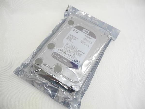 【未開封】WESTERN DIGITAL ウェスタン デジタル ハードディスク HDD 2TB WD20PURZ 10079930