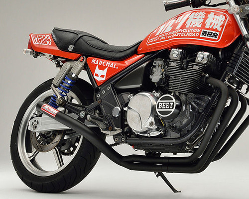 ワルツ機械 マフラー ゼファー400 黒 筒無/パステルロードZ400FX