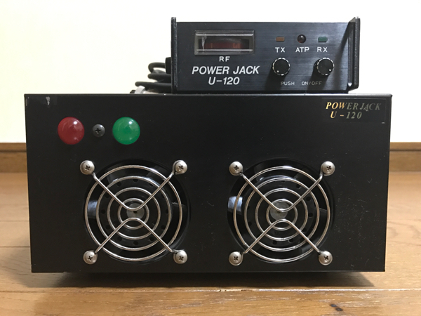 ◇パーソナル無線 リニアアンプ POWER JACK U-120 リモコン付き パワー