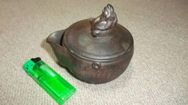 備前焼宝瓶、般若心経（摘み恵比寿） 陶芸 工芸品 【公式通販】
