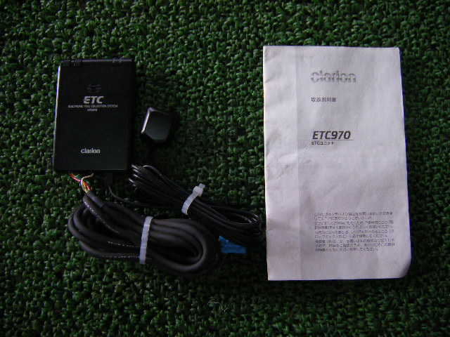軽自動車 clarion クラリオン ETC970 ナビ連動 分離型 ETC　取説