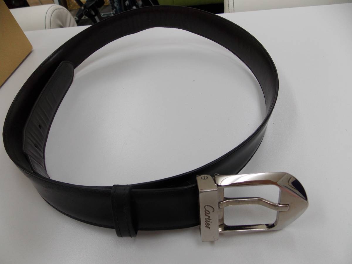 Cartier カルティエ ベルト リバーシブル メンズ ブラック