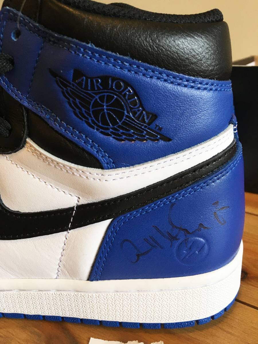 27cm US9 黒タグ NIKE AIR JORDAN 1 RETRO HIGH OG fragment 藤原 