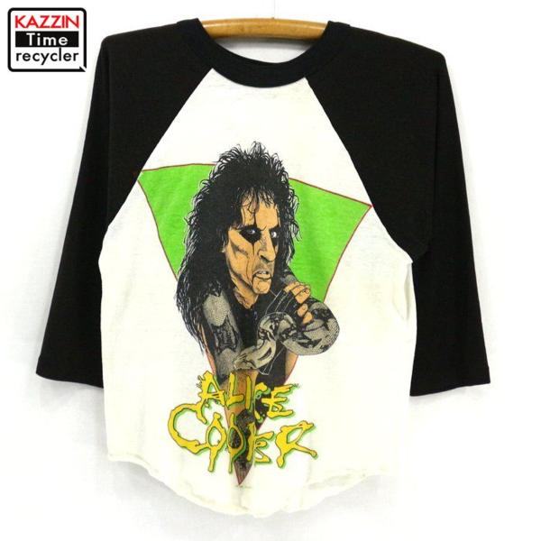 80s アリスクーパー ビンテージロックTシャツ★XS，Sサイズ