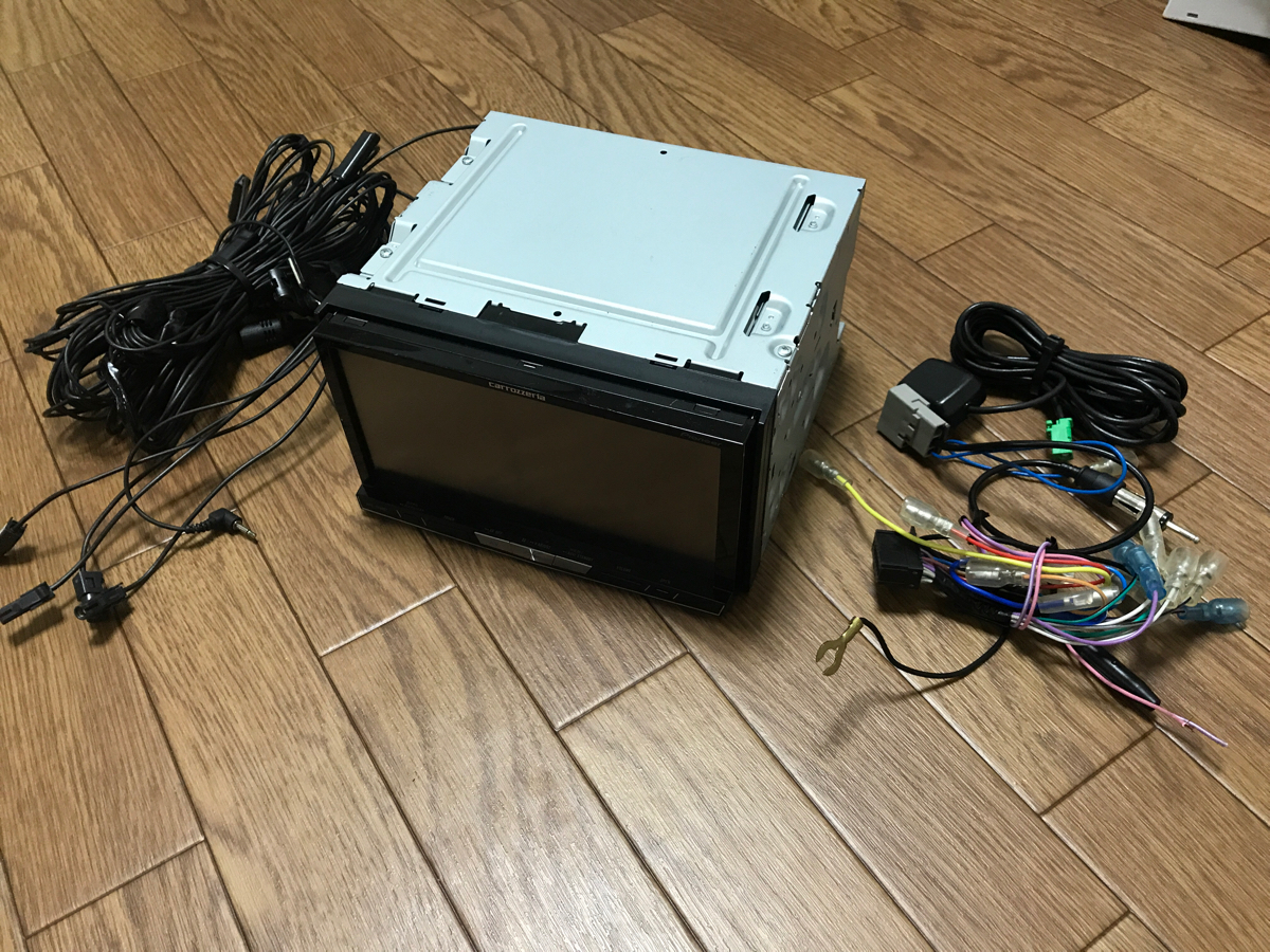 カロッツェリア 地デジ HDD ナビ AVIC-ZH0007 地図データ 2016年☆中古☆