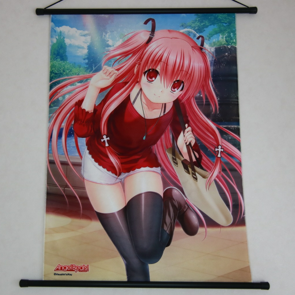 ☆中古 美品☆】ユイ 特大タペストリー「Angel Beats!-1st beat