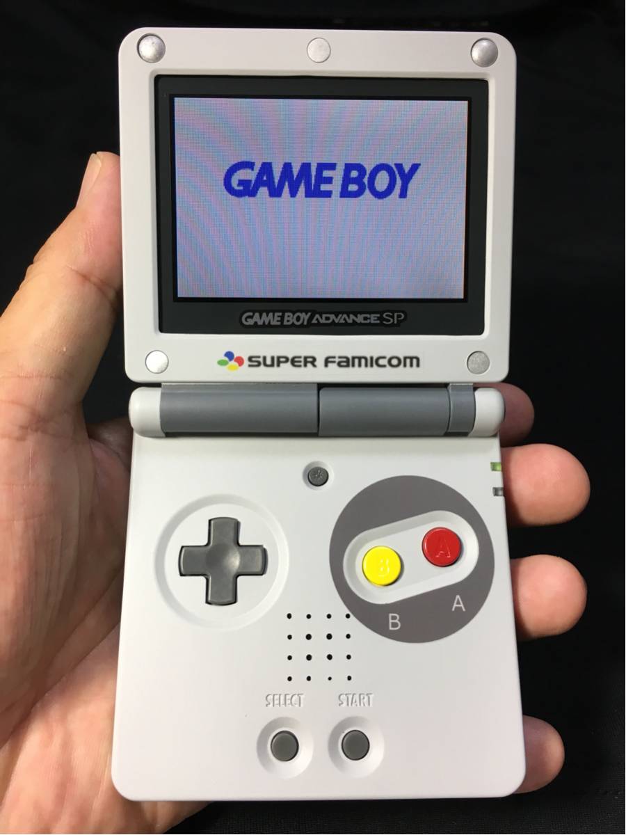 新品同様☆バックライト仕様ゲームボーイアドバンスSP