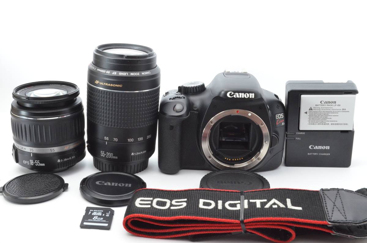 極上美品】 CANON キヤノン EOS Kiss X4 望遠 ダブルレンズセット SD 