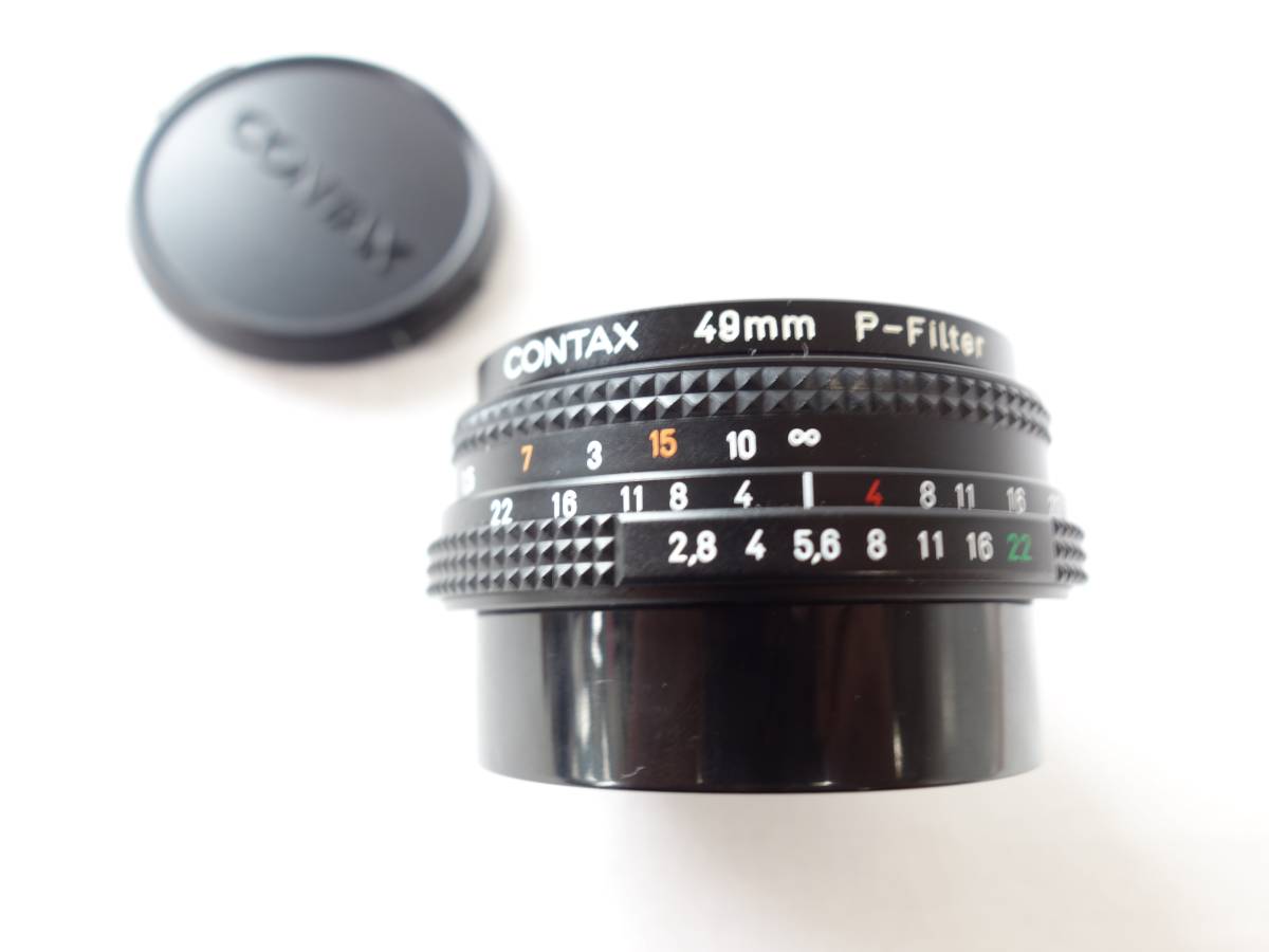 CONTAX Tessar 2.8/45 T*（ジャンク） ジャンク コンタックス CONTAX carl zeiss Tessar 2.8⁄45 49mm P