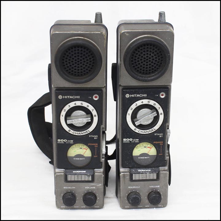 HITACHI トランシーバー CH-580 2台まとめ売り HITACHI トランシーバー