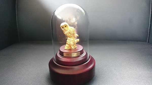 純金製 フクロウ 梟 K24 光則作 20.53ｇ