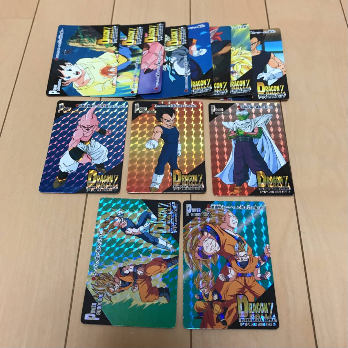 ドラゴンボール【ppカード 】大量 パート28 キラ2枚 袋出し 空袋大量