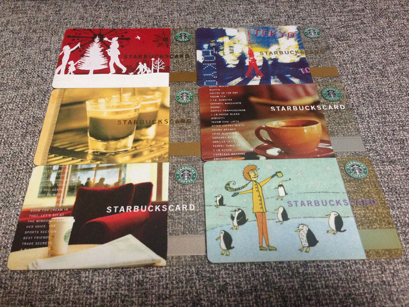 レア★スターバックス 旧ロゴ カードセット スタバカード