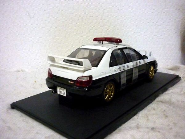 オートアート スバル インプレッサ WRX STI パトカー 1/18 ミニカー