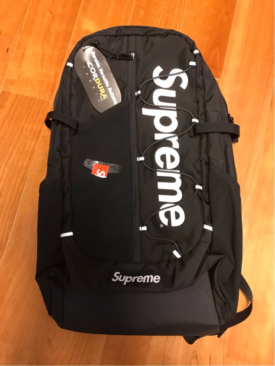 Supreme Backpack Black | SS17 eBay - AUTHENTIC 100% BOX Logo 黒 